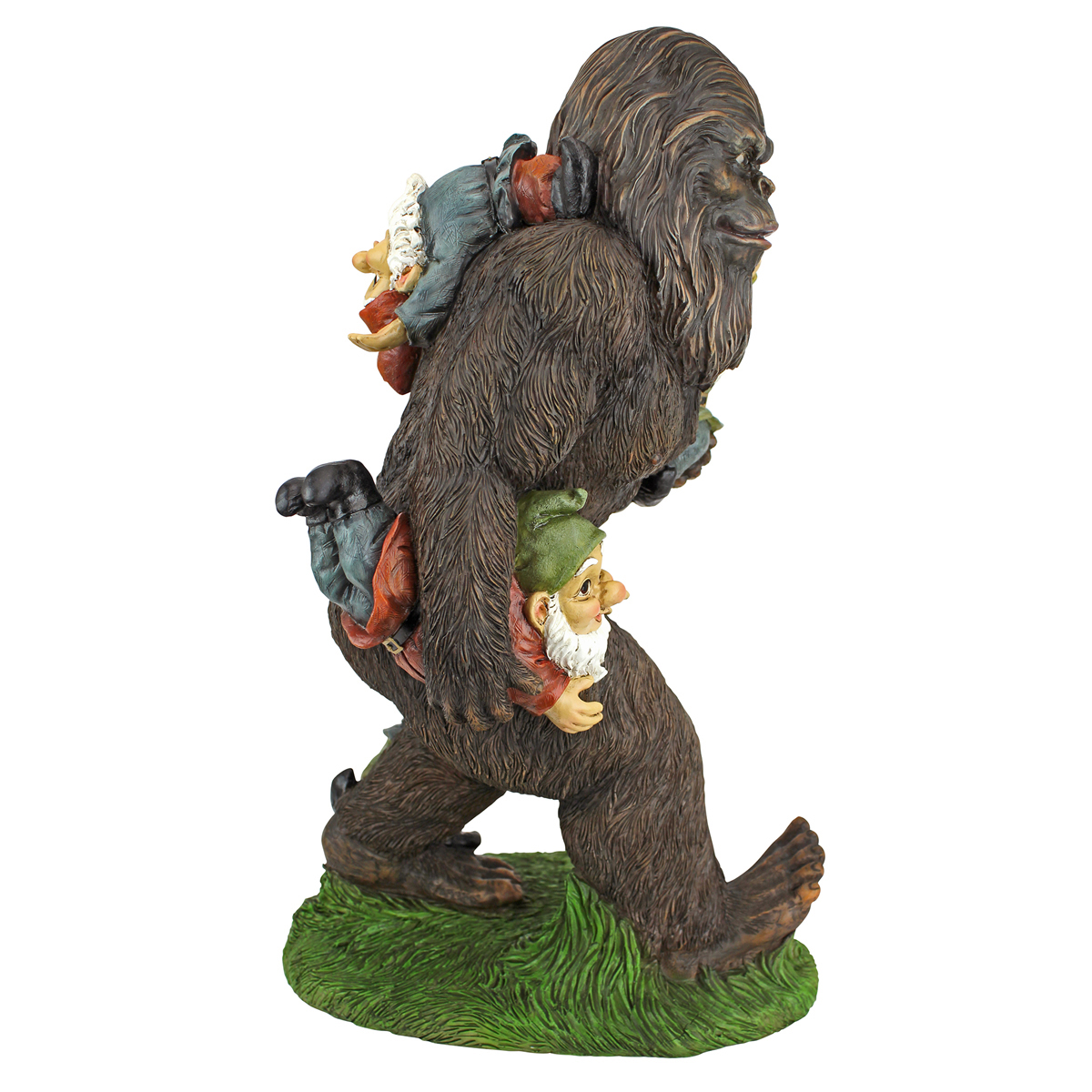 Image Thumbnail for Schlepping Garden Gnomes Bigfoot Statue